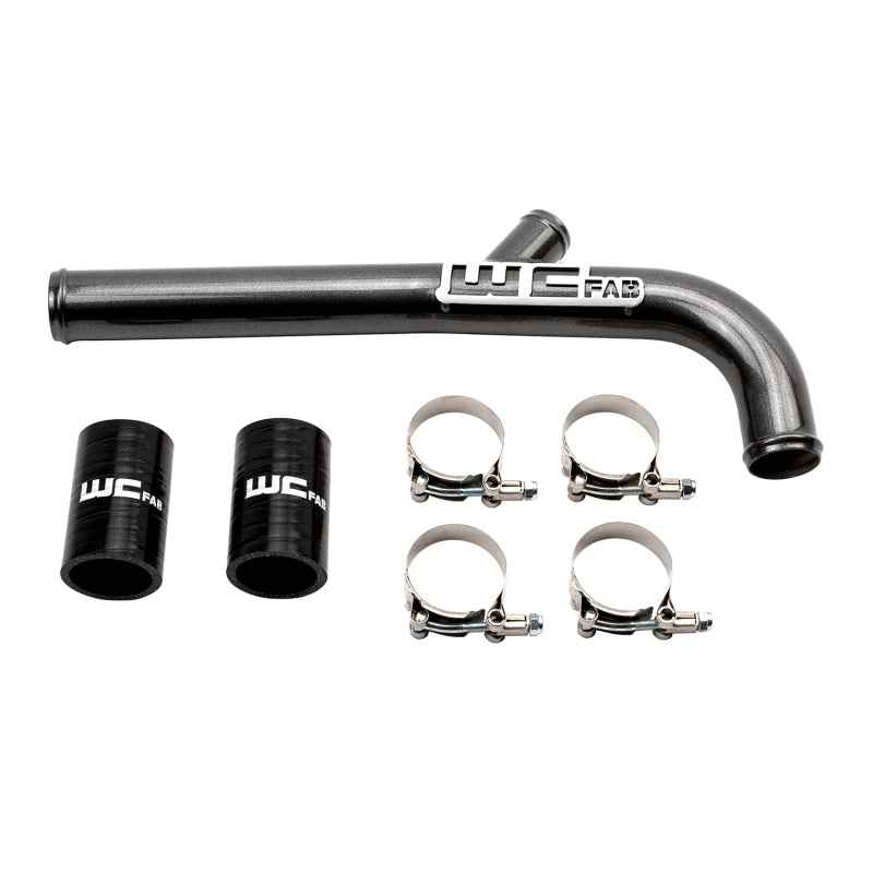 Wehrli 13-15 Cummins 6.7L (Dual Radiator) Upper Coolant Pipe - Kiwi Green