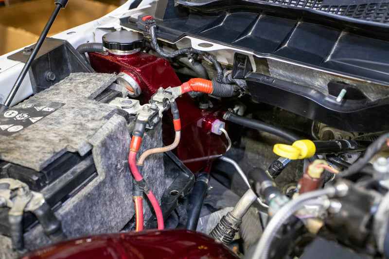 Wehrli 13-18 Cummins 6.7L OEM Placement Coolant Tank - Chevy Orange