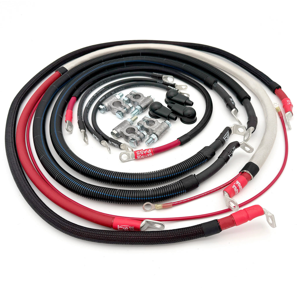 Ford Powerstroke 7.3 Diesel - F250/F350 OBS Battery Cable Kit (1990-1997)