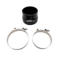 Wehrli 3.5in x 4in ID Straight Reducer x 3in Long Silicone Boot & Clamp Kit