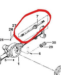Inner Front Axle Shaft - LH side